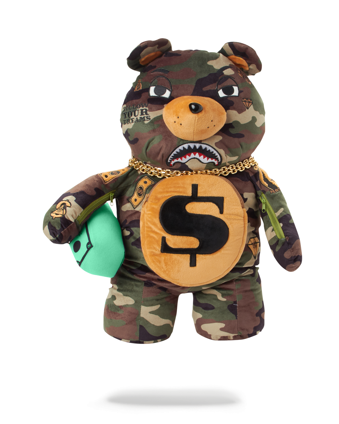 MONEYBEAR TEDDY BEAR BACKPACK